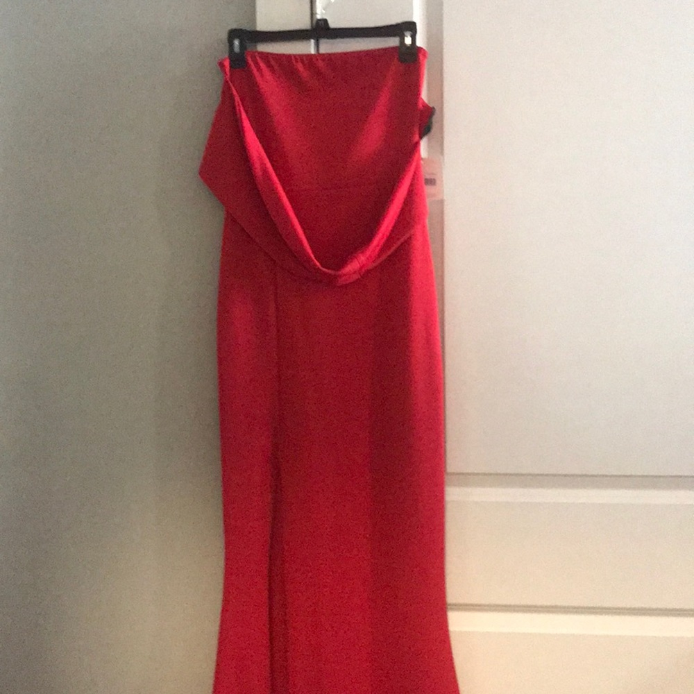 Formal red dress